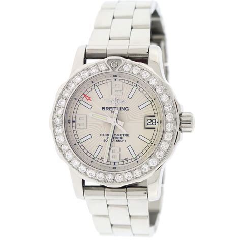 breitling 33 rubie|Breitling Colt 33 Stainless Steel Quartz Ladies Watch A77387..